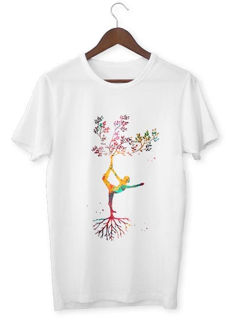 Camiseta Zen <Br> Árbol De La Vida Multicolor