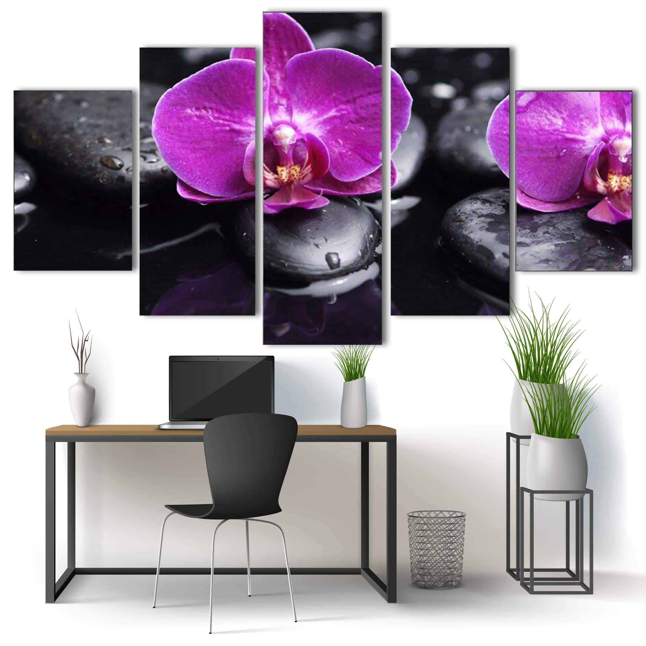 Cuadro Zen Orquídea Rosa