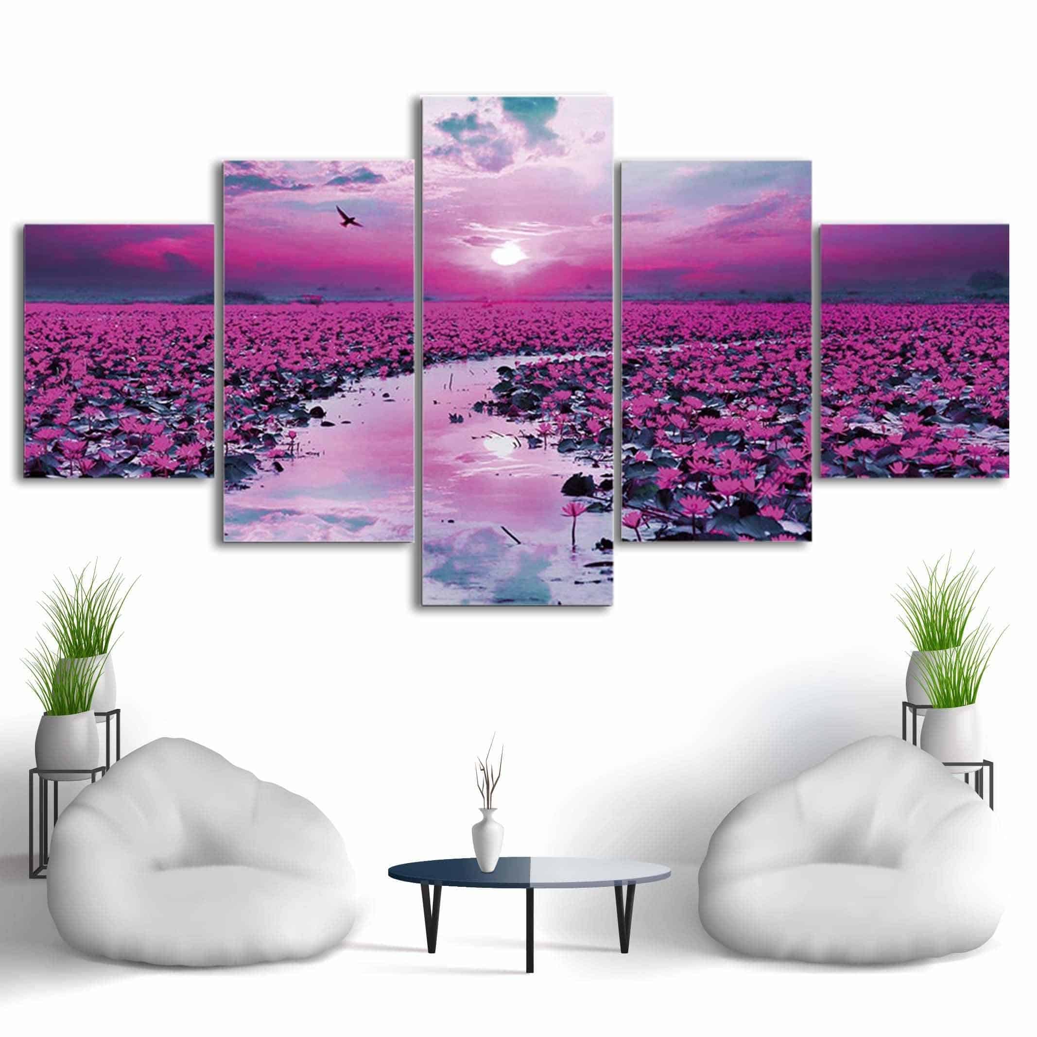 Pintura Zen <Br>Flor De Loto Rosa